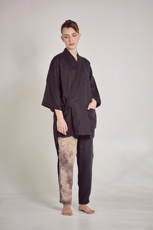Black Moonlit Kimono