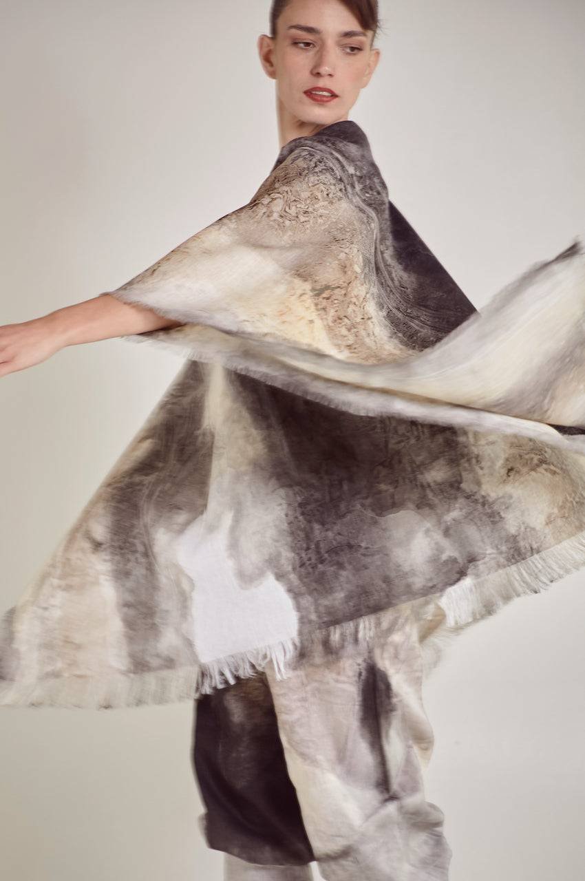Gray Terra Poncho